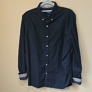 Denim & Flower Navy Button-Down Shirt irt